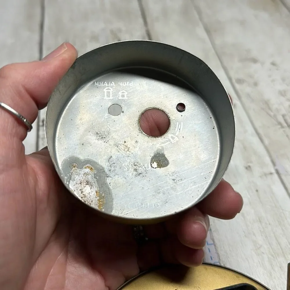 Vintage Jerger Quartz Alarm Clock‎ Made in Germany READ